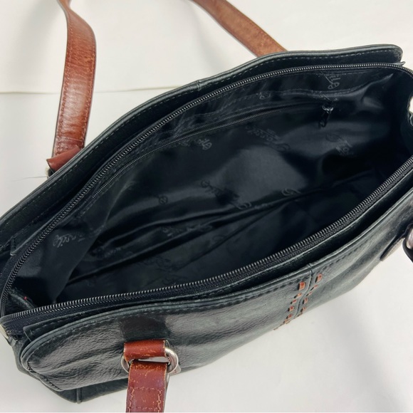 Vintage Fossil Pebbled Leather Shoulder Handbag - Picture 4 of 7